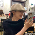 Retro Beret Newsboy Cap