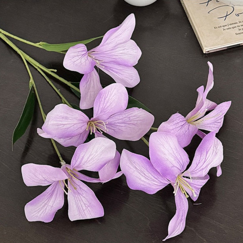 Flame Orchid Artificial Flower Stem - Modomu