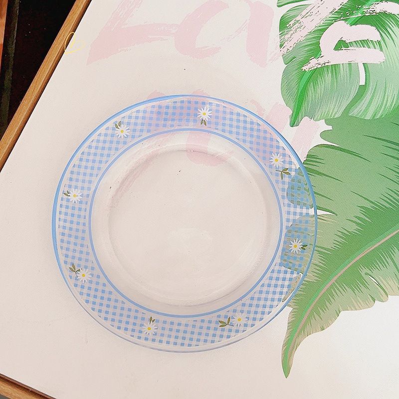 Embossed Chequer Brunch Plate
