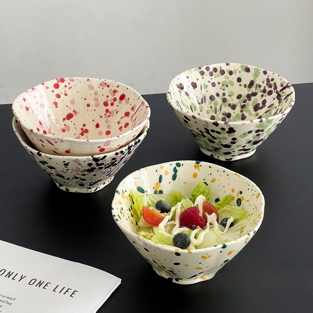 Ink Splash Ceramic Fruit Bowl - Modomu