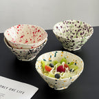 Ink Splash Ceramic Fruit Bowl - Modomu