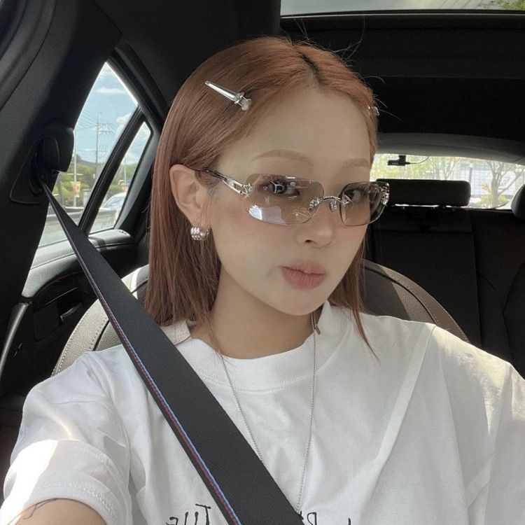 Rimless Y2K Fashion Sunglasses - Modomu