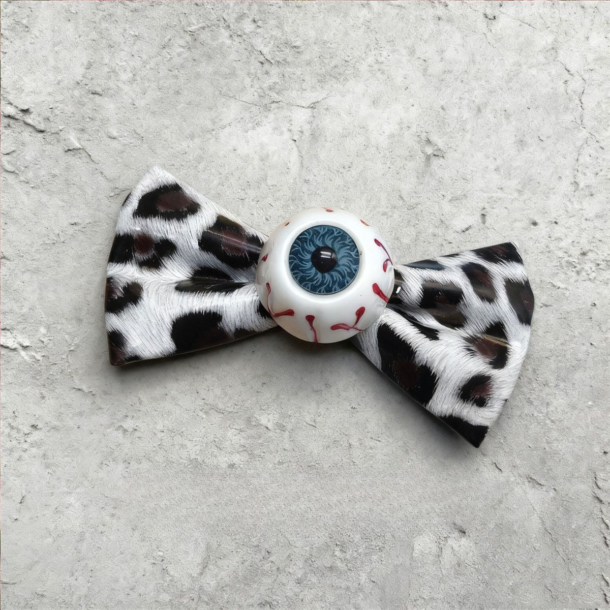 Leopard Eyeball Bow Clip