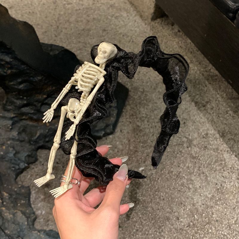 Skeleton Ruffle Headband