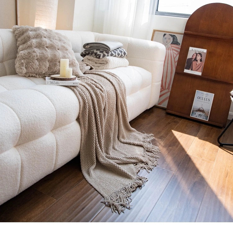 Knitted Sofa Blanket
