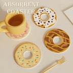 Donut Diatomite Absorbent Coaster