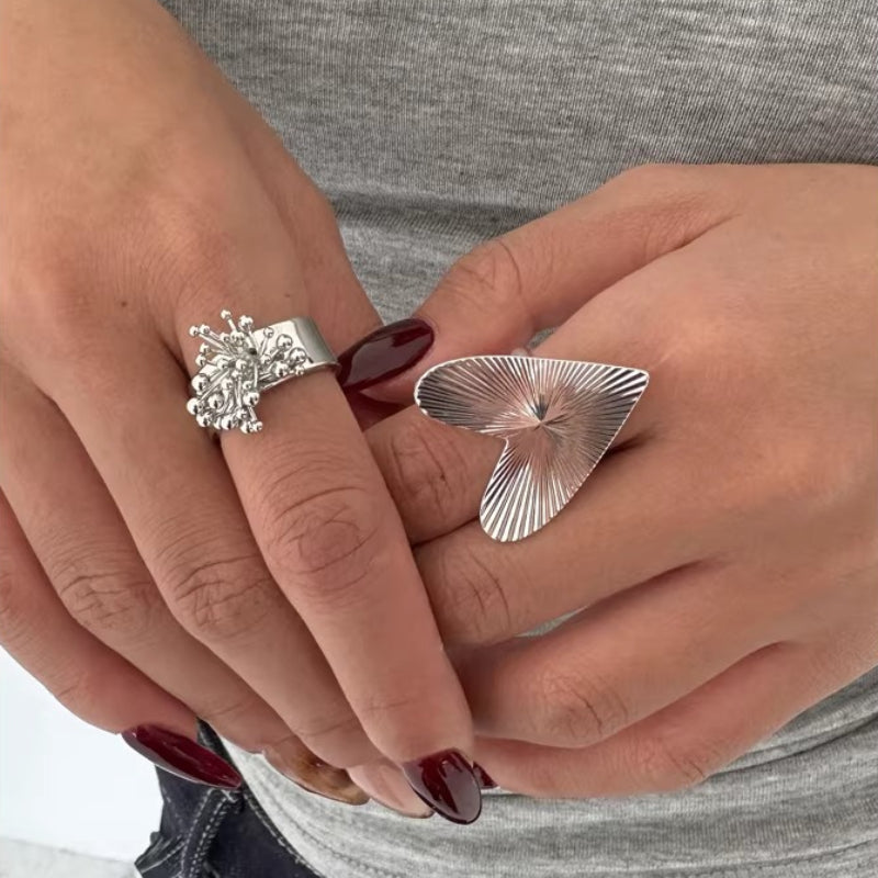 Minimalist Open Love Ring