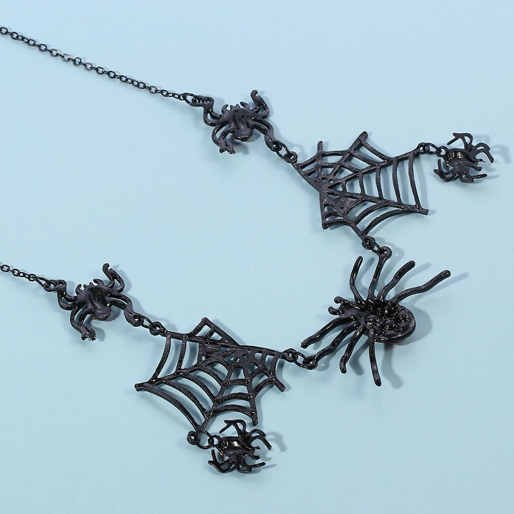 Spider Web Statement Necklace
