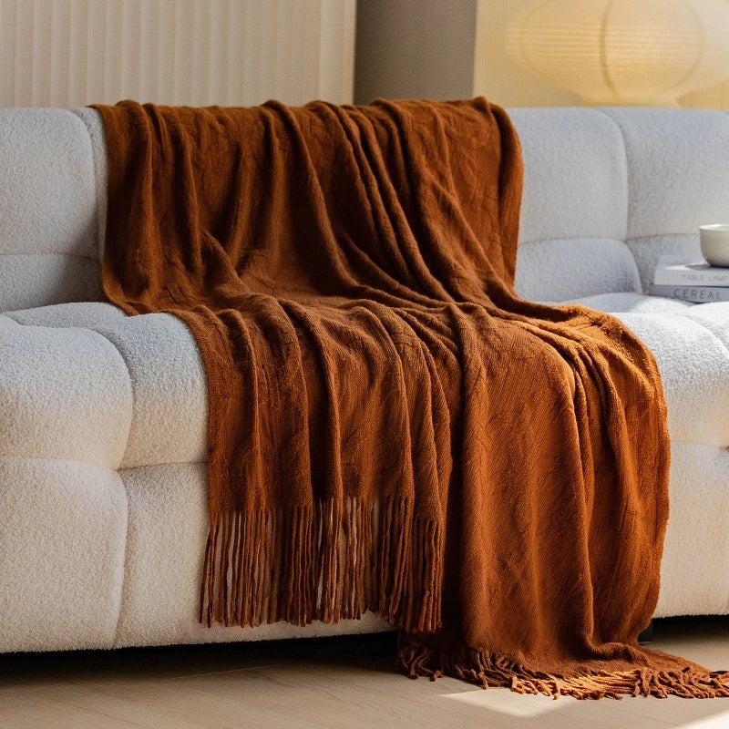 Maillard Style Sofa Throw Blanket - Modomu