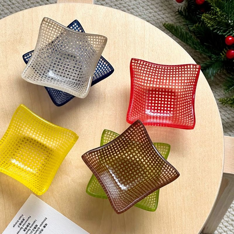 Textured Square Dipping Dish
