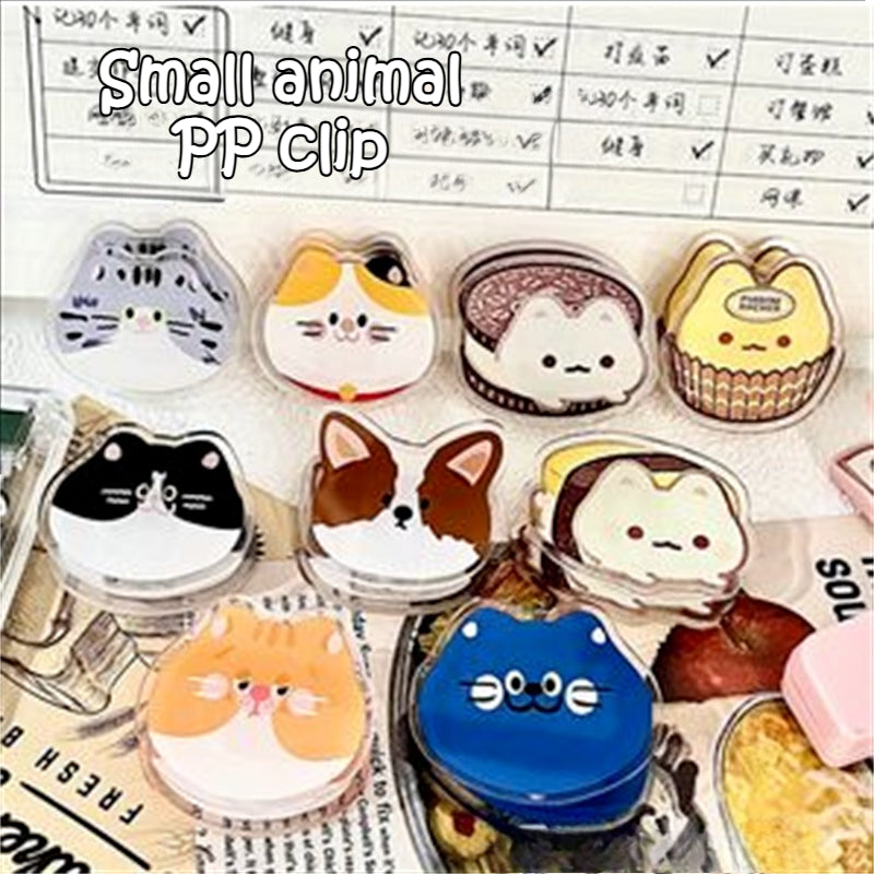 Cute Acrylic Study Paper Clips