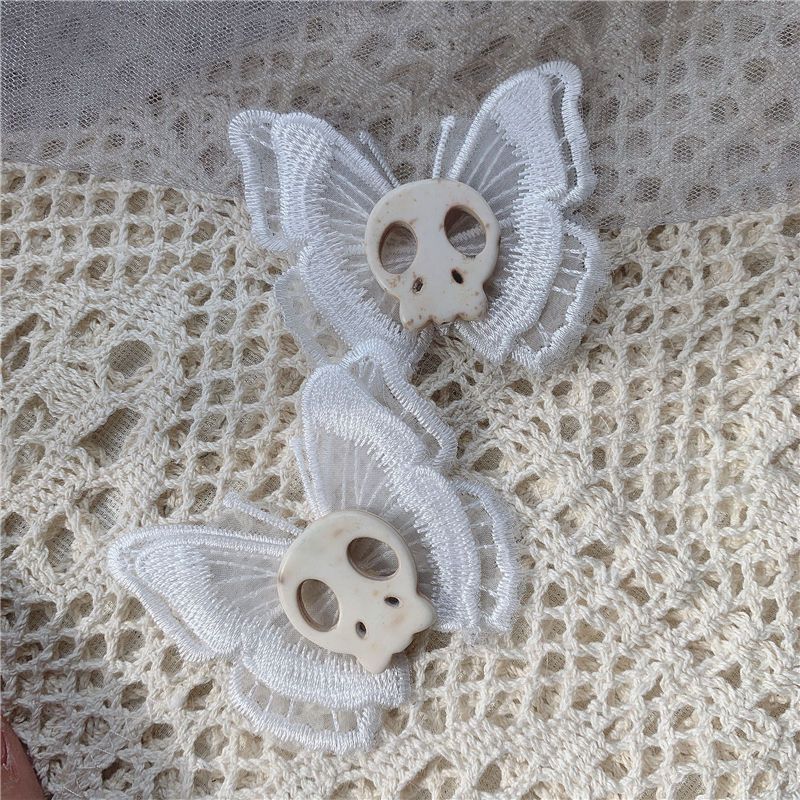 Skull Cherub Butterfly Slide