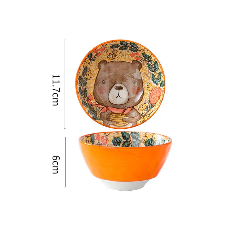 Cartoon Ceramic Children's Bowl - Modomu