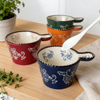 Beaded Handle Dessert Bowl