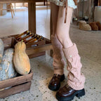 Heavy Knit Stacked Socks