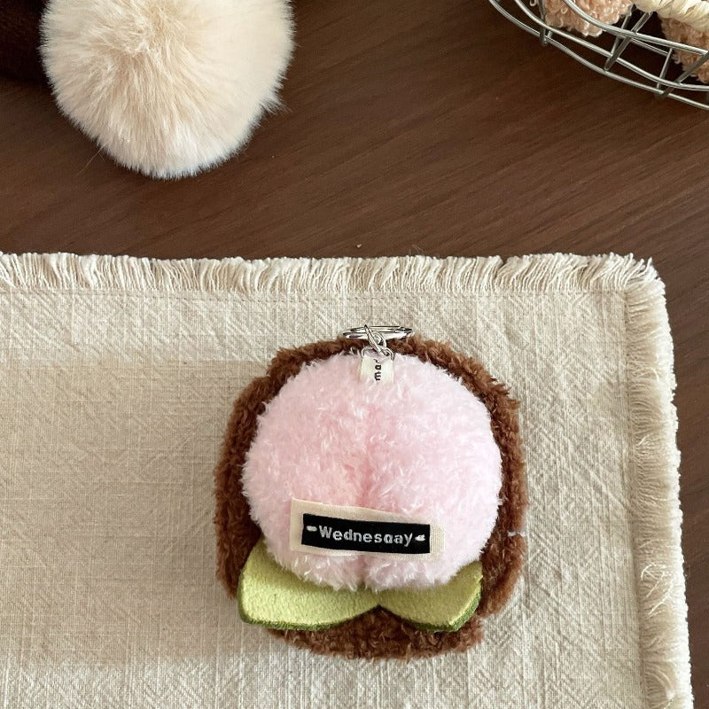 Plush Fruit Bag Charm Keychain - Modomu