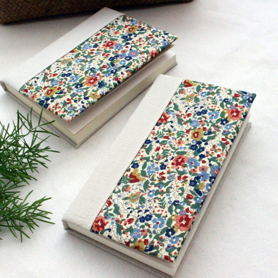 Fabric Diary Grid Notebook - Modomu