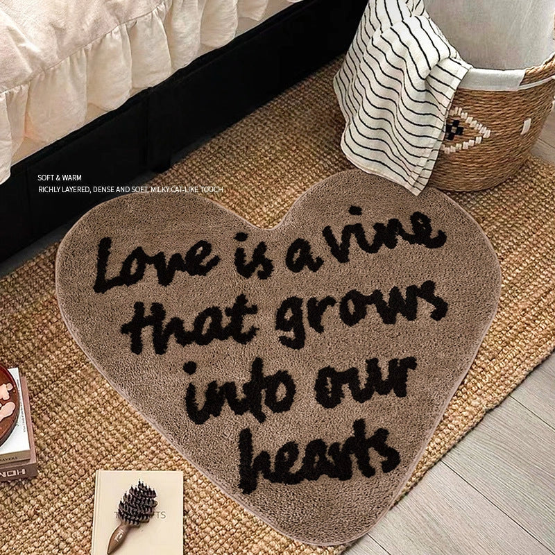 American Letter Flocked Floor Mat