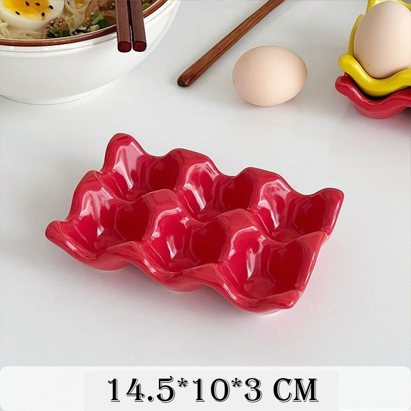 Wavy Rim Egg Tray