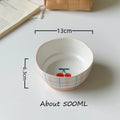 Ceramic Salad Plate With Underglaze - Modomu