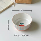 Ceramic Salad Plate With Underglaze - Modomu