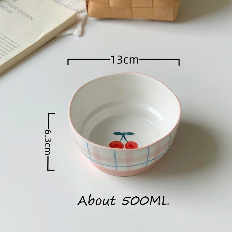 Ceramic Salad Plate With Underglaze - Modomu