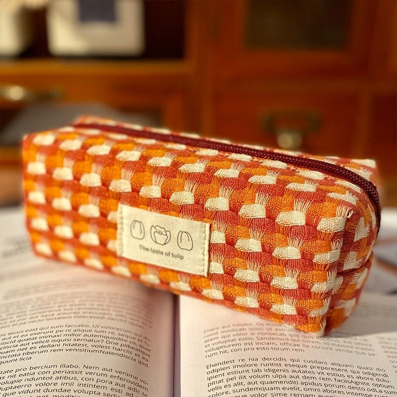 Rainbow Woven Pencil Case Organizer - Modomu