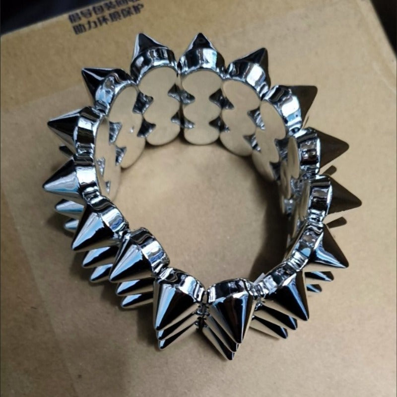 Stud Row Stretch Cuff