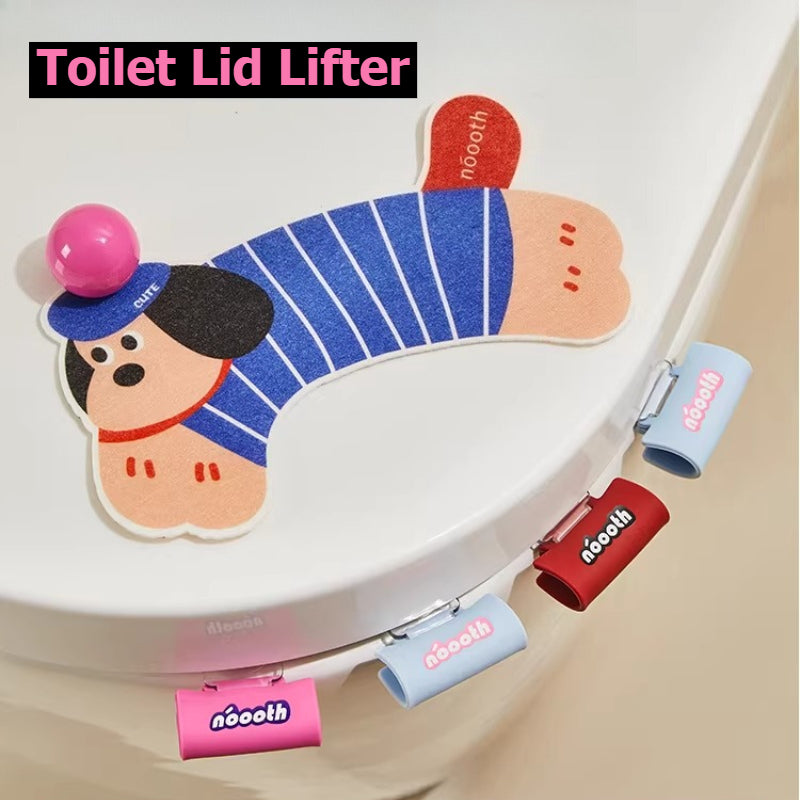 Hygienic Toilet Seat Handle