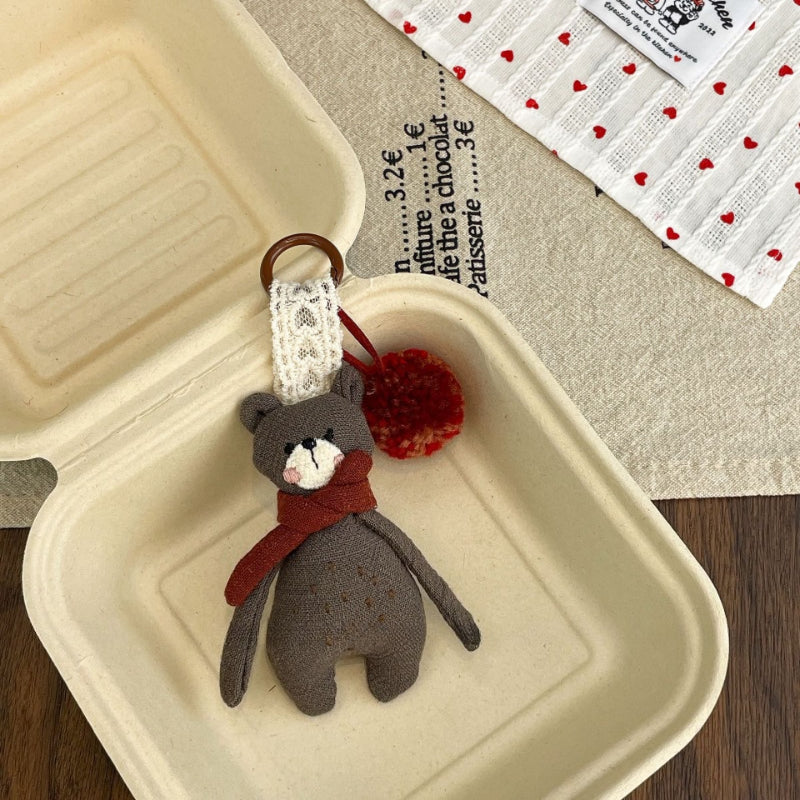 Cartoon Bear Keychain Charm - Modomu