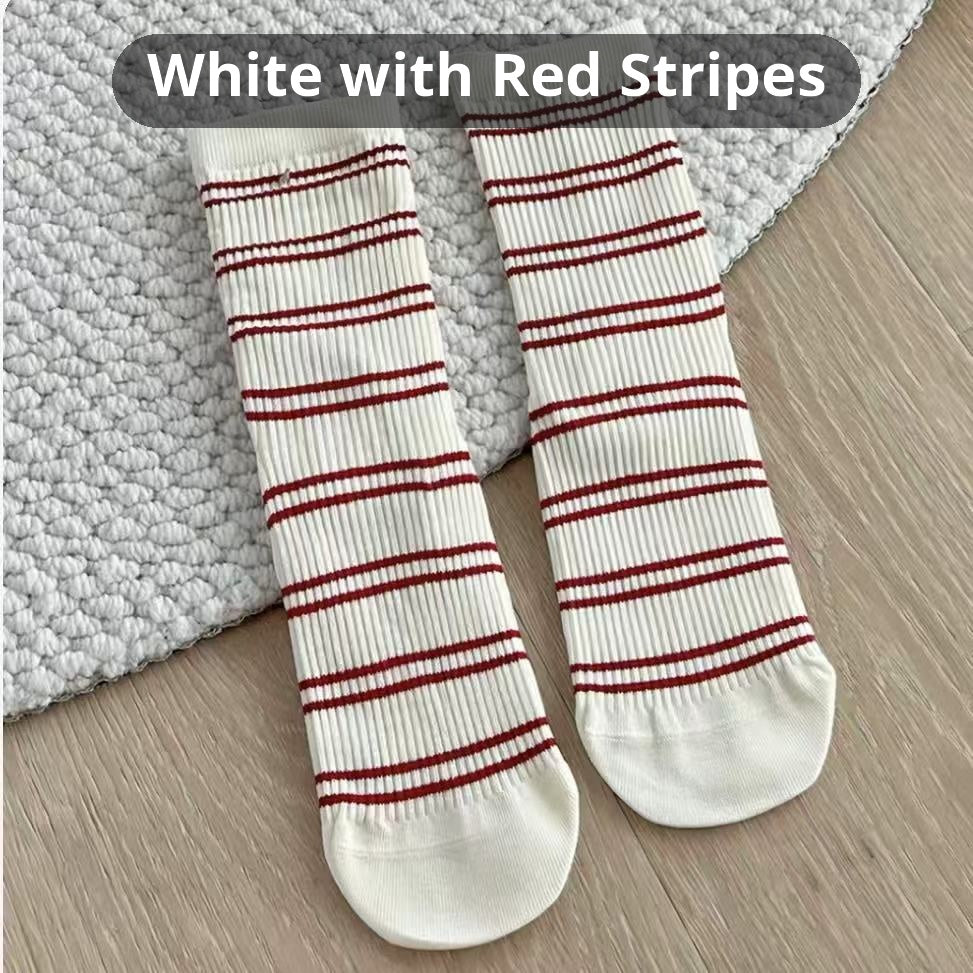 College Style Ribbed Socks