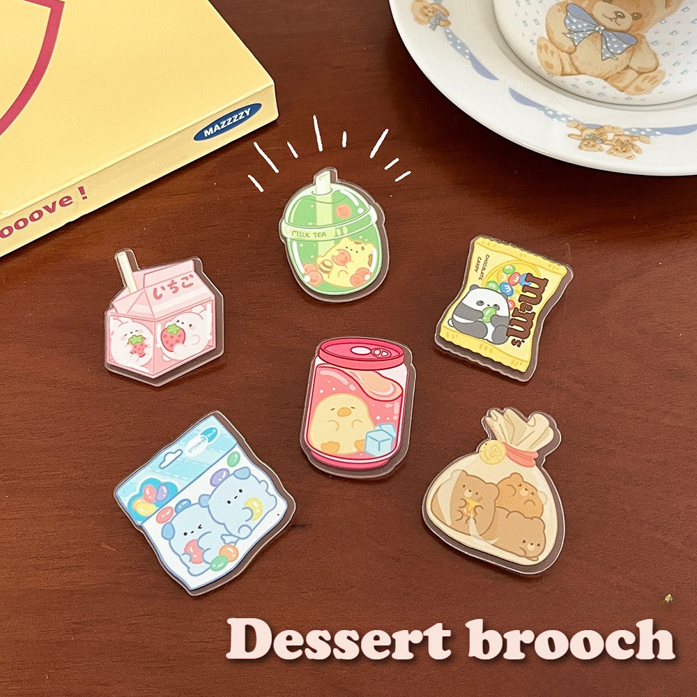 Cute Cartoon Animal Brooch Pin