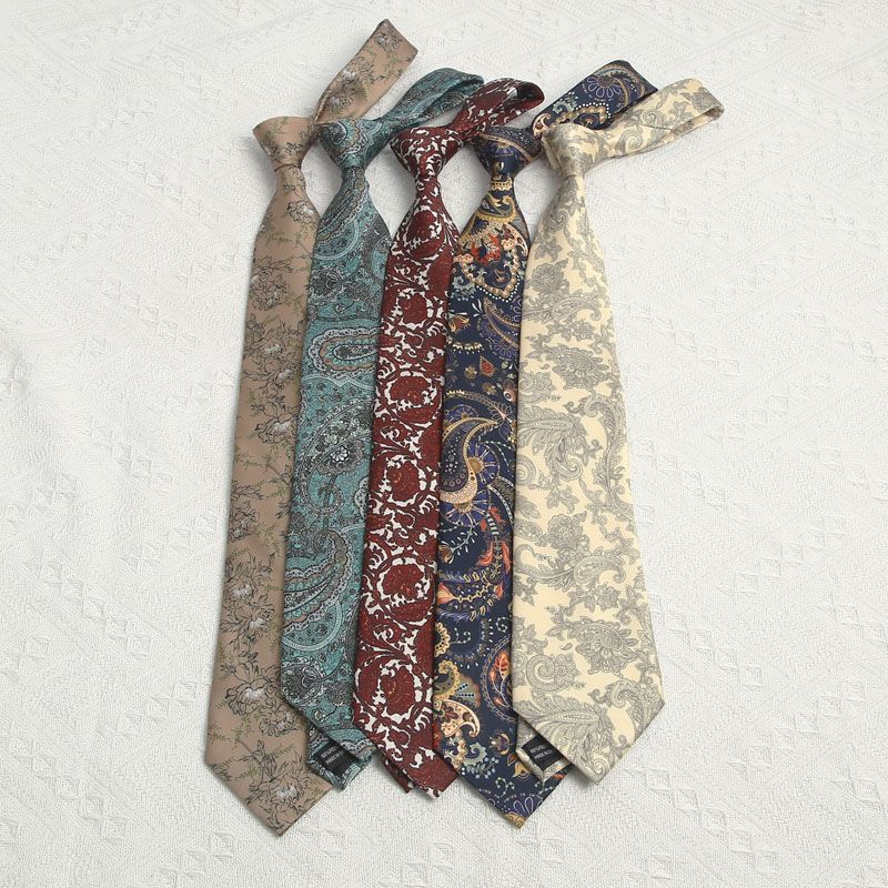 Retro Silk Look Mens Tie - Modomu