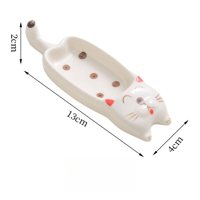 Cartoon Cat Ceramic Dipping Dish - Modomu