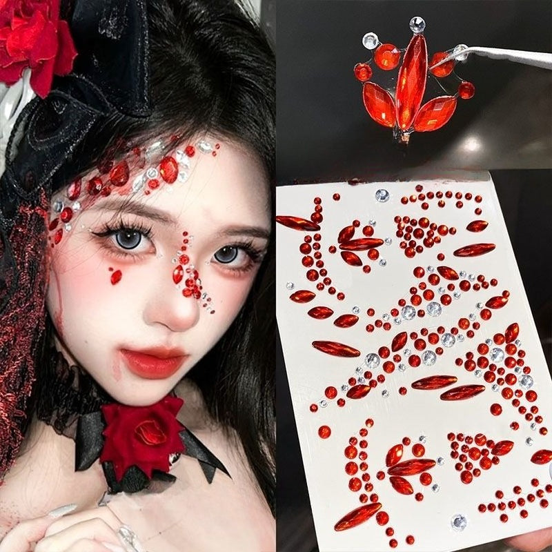 Blood Tear Face Gems