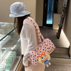 Polka Dot Boston Bag