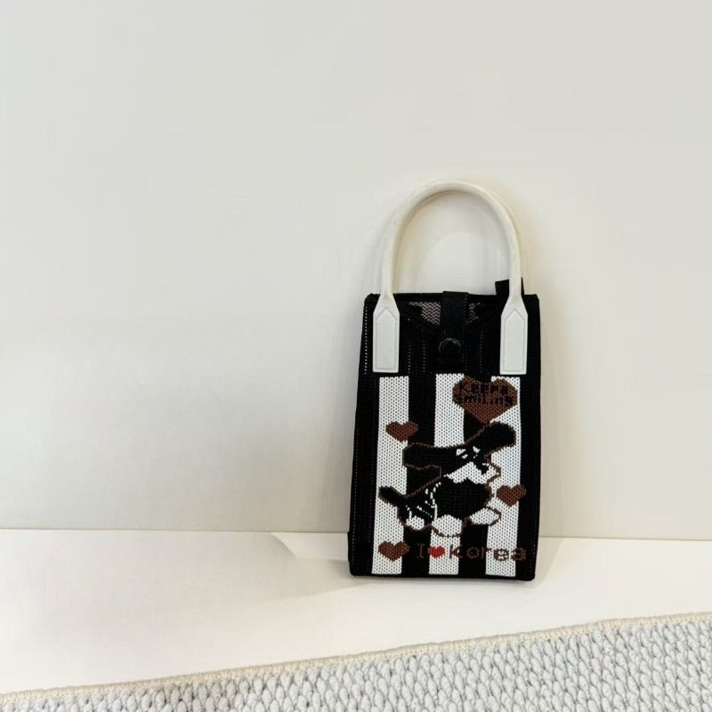 Knit Animal Phone Bag