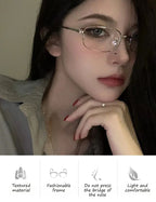 Retro Metal Small Frame Eyeglasses