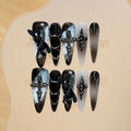 Gothic Smoke Cross Press-on Nails