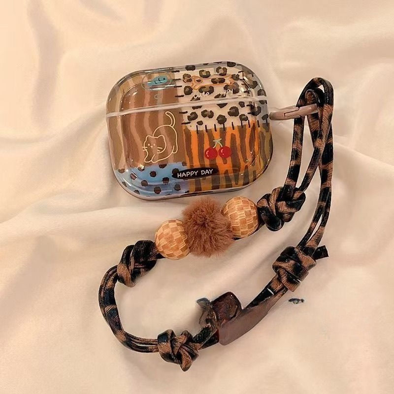 Leopard Cat AirPods Protective Case - Modomu