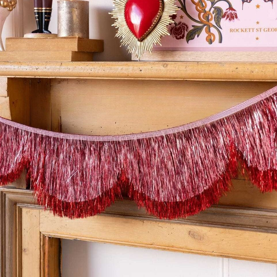 跨境加密加厚雨丝帘拉花流苏儿童生日派对开业周年舞台背景墙装饰