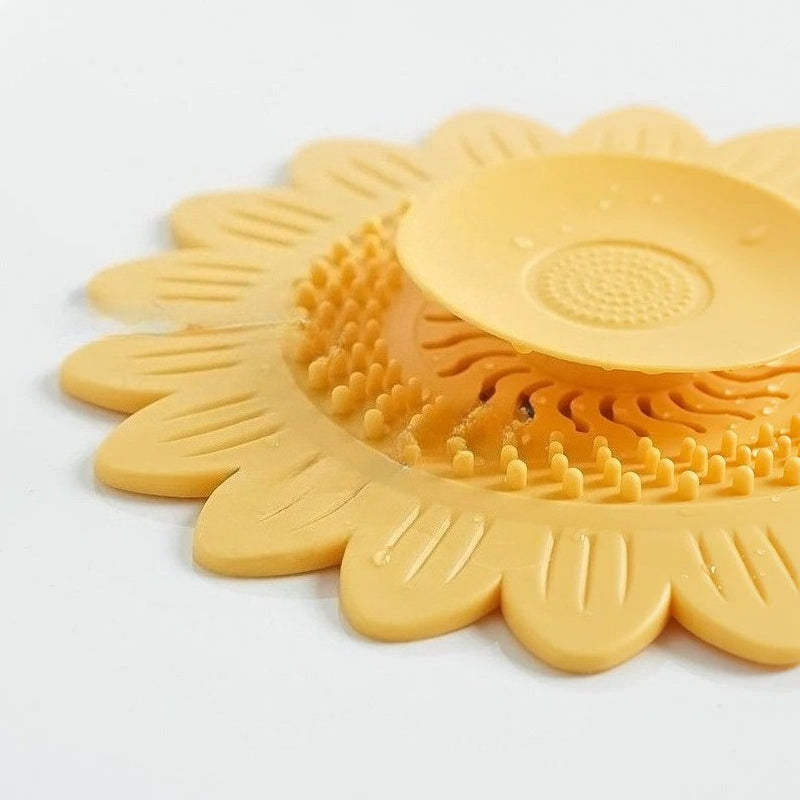 Sunflower Silicone Sink Drain Mat