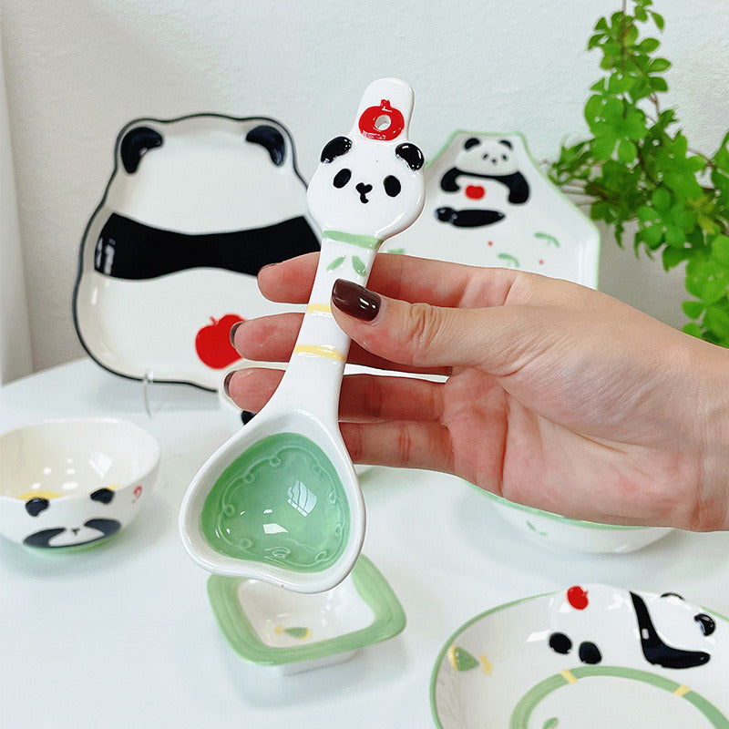 Ceramic Long Handle Spoon