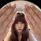 Pearl Aurora Dot Press-On Nails