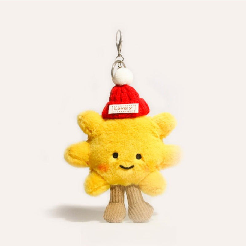 Sunflower Plush Bag Charm Keychain - Modomu