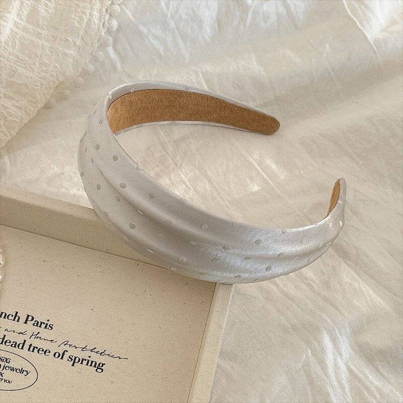 Satin Polka Dot Headband