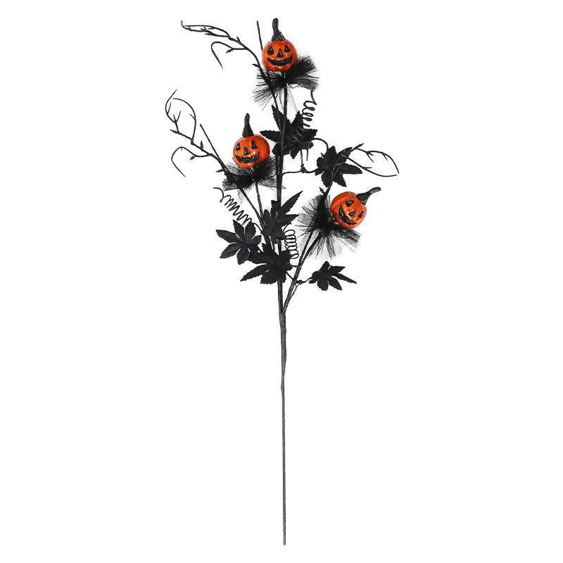 Haunted Pumpkin Stem Spray