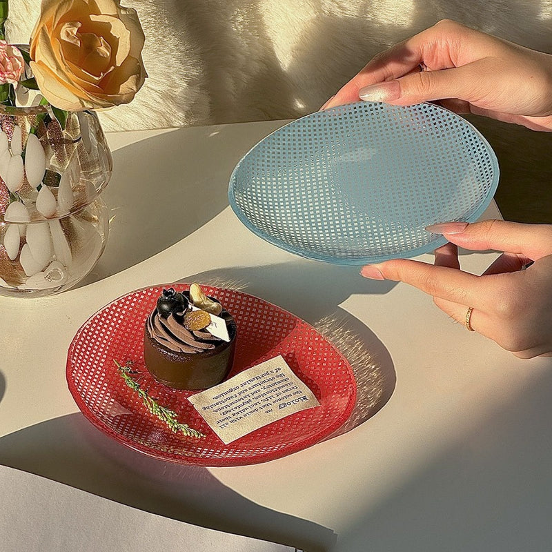 Translucent Pebble Dessert Plate