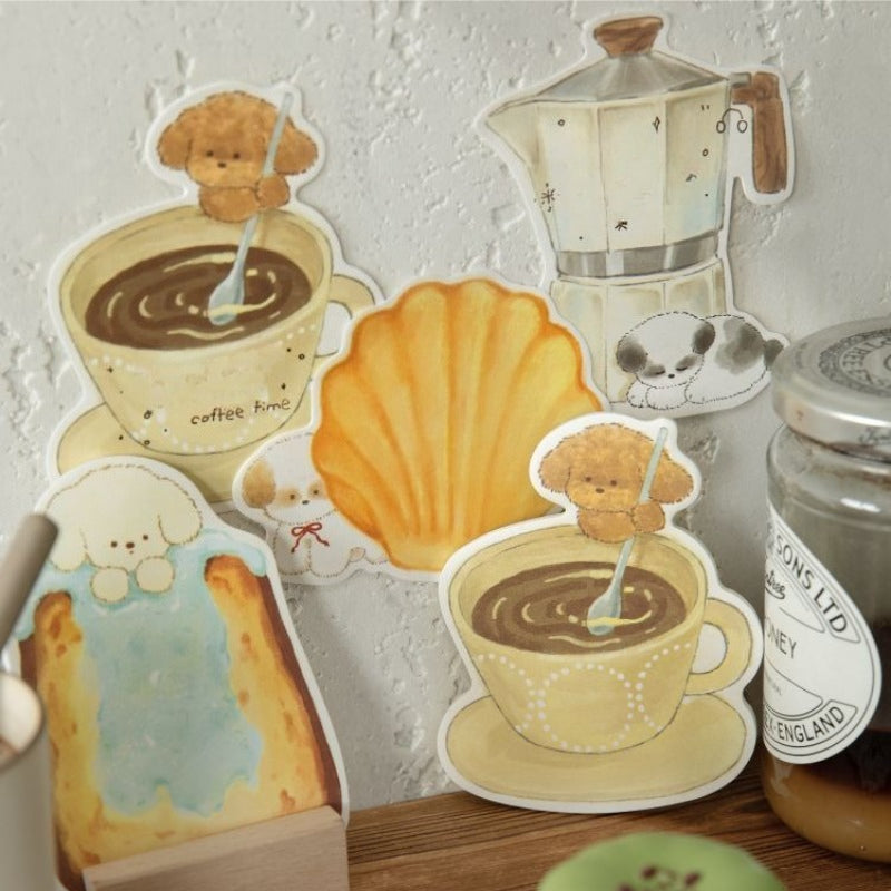 Dog Cafe Shaped Sticky Notes - Modomu