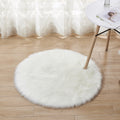 Plush Round Faux Fur Rug - Modomu